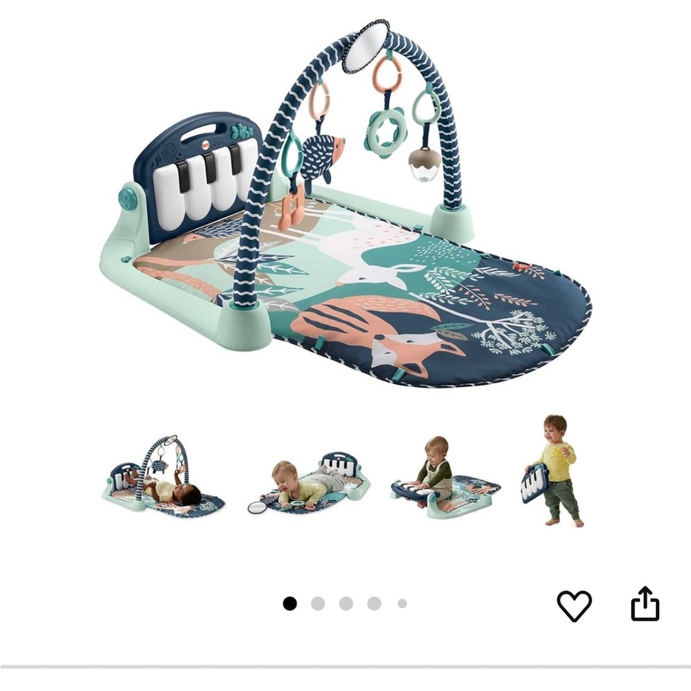Fisher-Price Baby Playmat Kick and Play